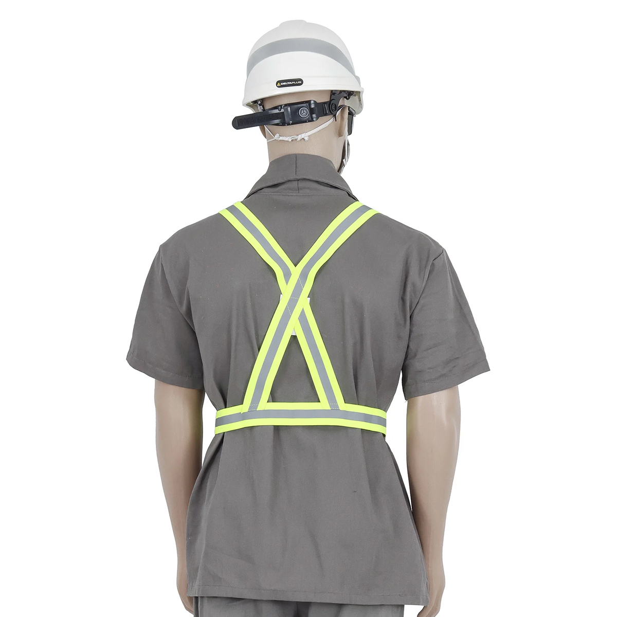 Suspensão Proteção Cg 07 Poliéster/Elastano Verde Limão Fivela Frontal Faixa Refletiva - Carbografite