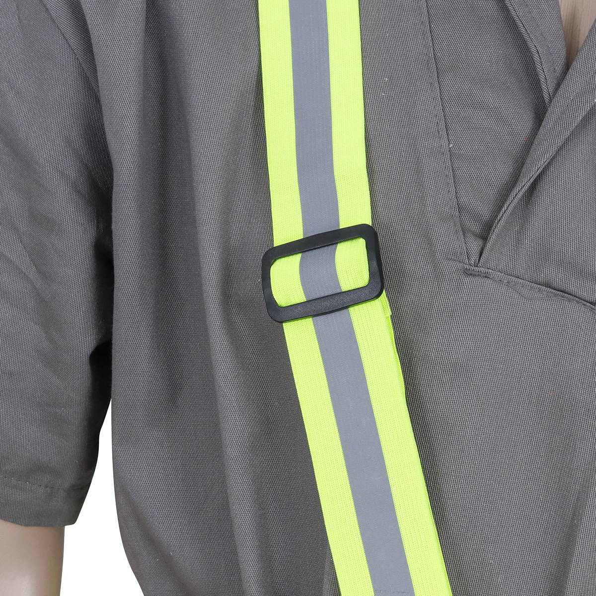 Suspensão Proteção Cg 07 Poliéster/Elastano Verde Limão Fivela Frontal Faixa Refletiva - Carbografite