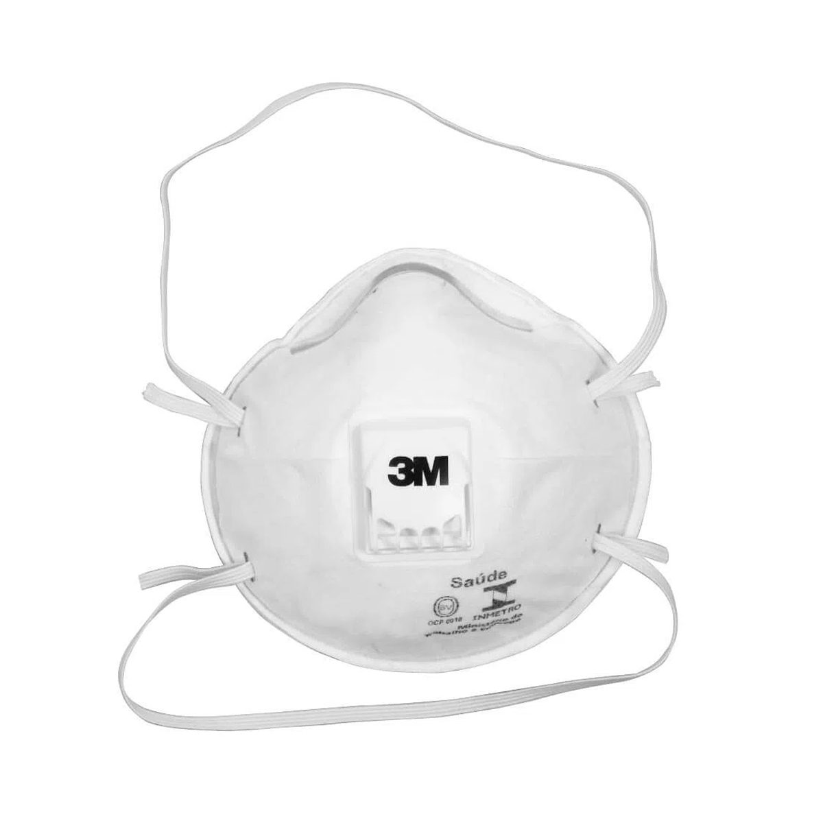 Respirador Descartável Concha Pff-2 Branco Ajuste Septal Ca-5657 Linha Concha - 3M Do Brasil