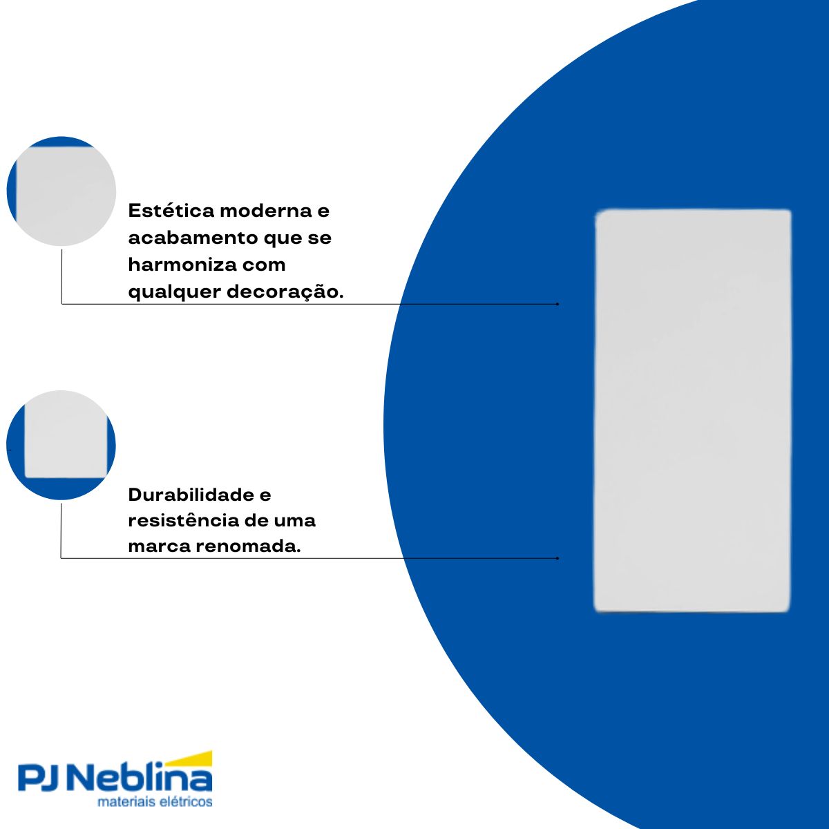 Modulo Interruptor Simples 1 Modulo 10A 250V Bicolor Unno C/Luz - Abb