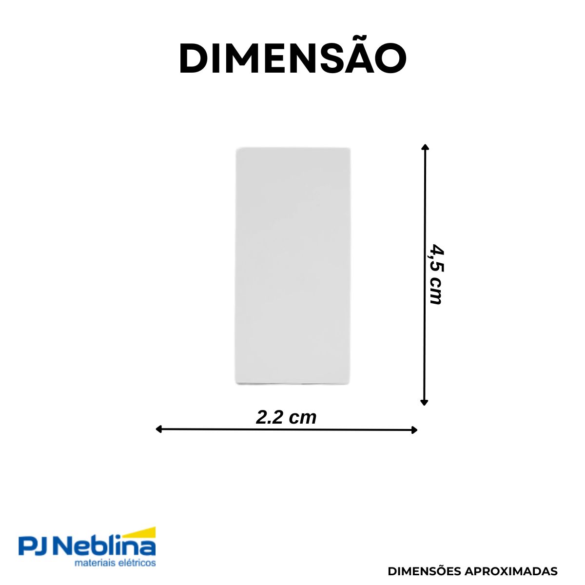 Modulo Interruptor Simples 1 Modulo 10A 250V Bicolor Unno C/Luz - Abb