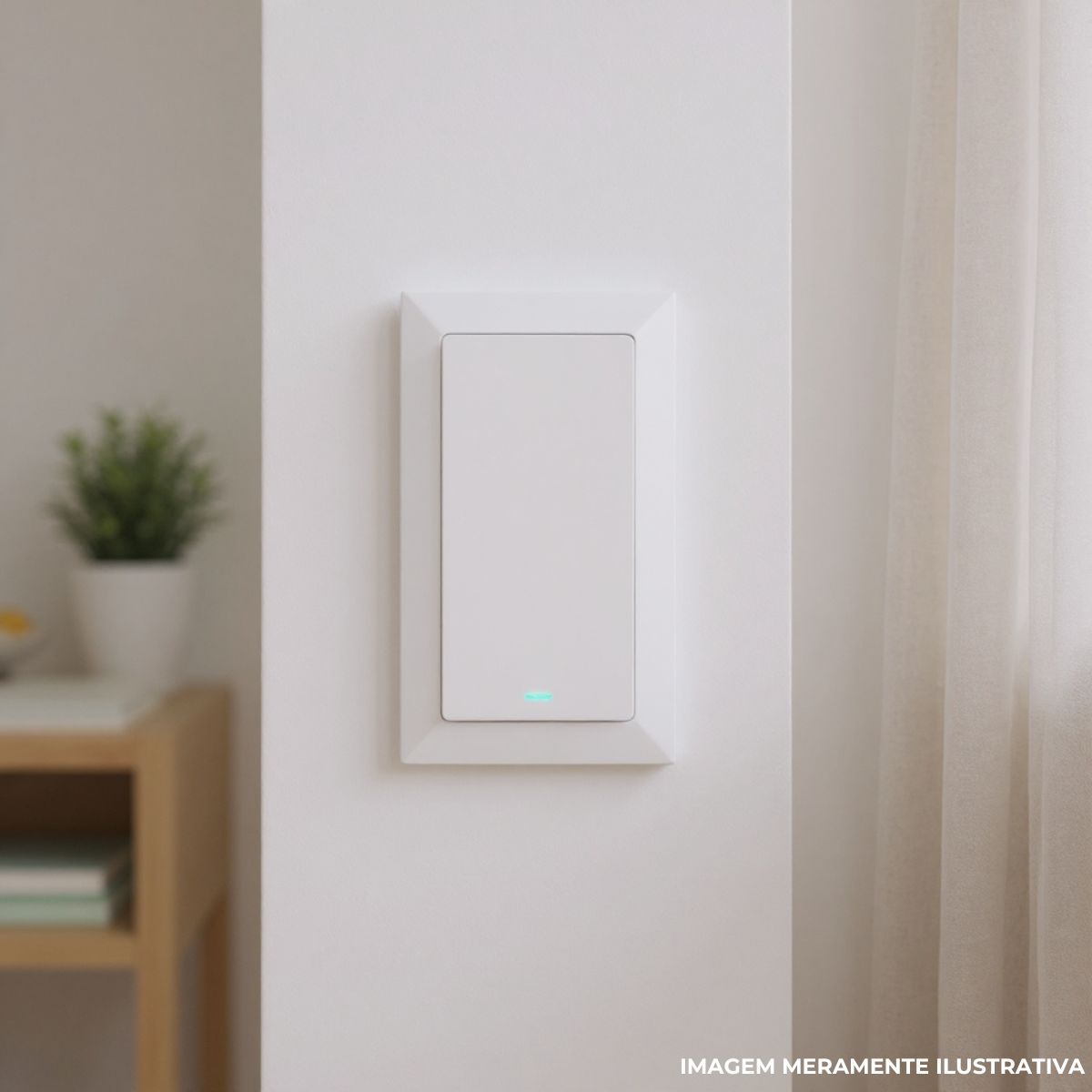 Modulo Interruptor Simples 1 Modulo 10A 250V Bicolor Unno C/Luz - Abb