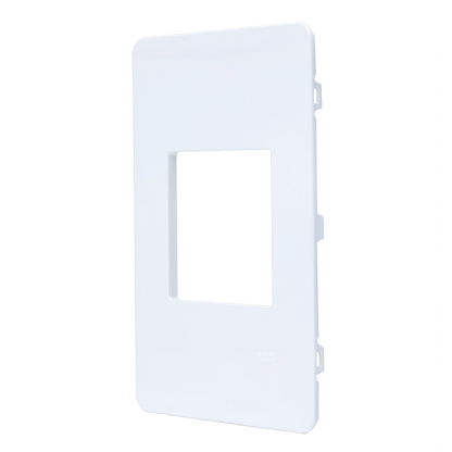 Placa Acabamento 2 Postos Horizontal 4X2 Unno Branco - ABB