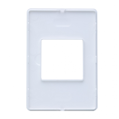 Placa Acabamento 2 Postos Horizontal 4X2 Unno Branco - ABB