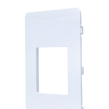 Placa Acabamento 2 Postos Horizontal 4X2 Unno Branco - ABB