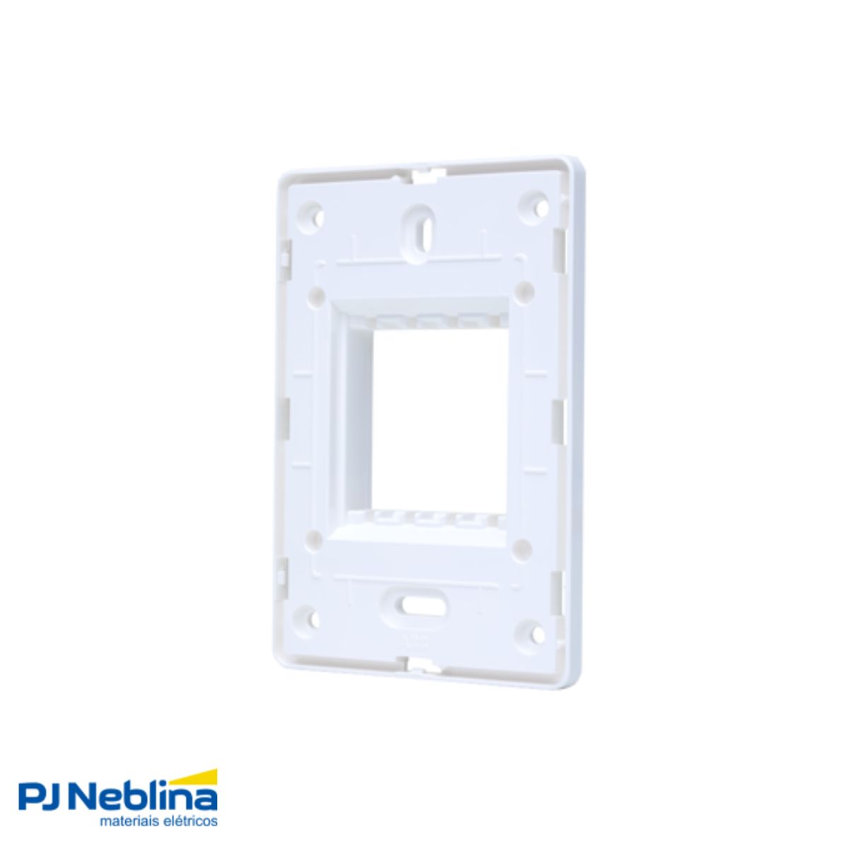 Suporte Unno 4 X 2 P/Cx 1 Módulo Vertical Branco