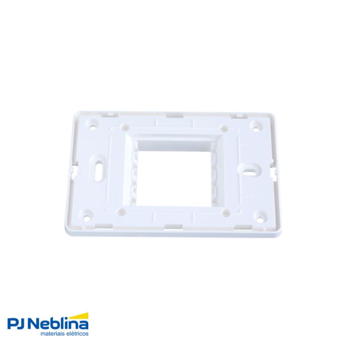 Suporte Unno 4 X 2 P/Cx 1 Módulo Vertical Branco