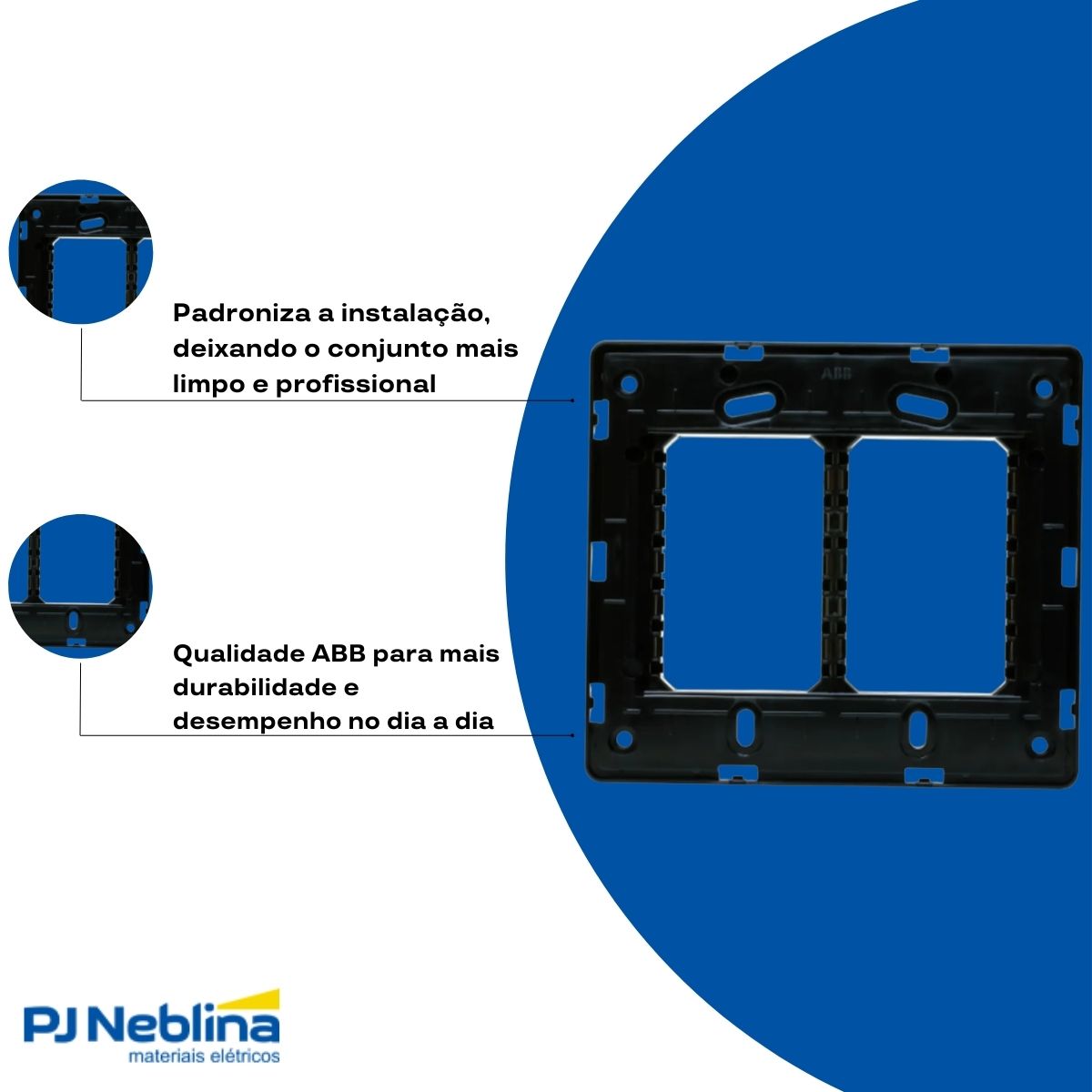 Suporte 4X4 6 Módulo Unno - Abb