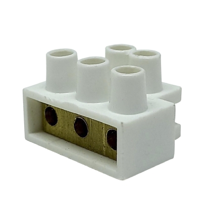 Conector Derivação Bder 6mm Com 1 Entrada 3 Saídas 50A - Blux