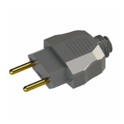 Plug Macho 10A 250V Cinza Axial Com Prensa Cabo 13302066 - WEG
