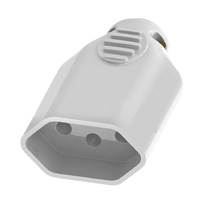Plug Fêmea 20A 250V Cinza Axial Com Prensa Cabo 13303268 - WEG