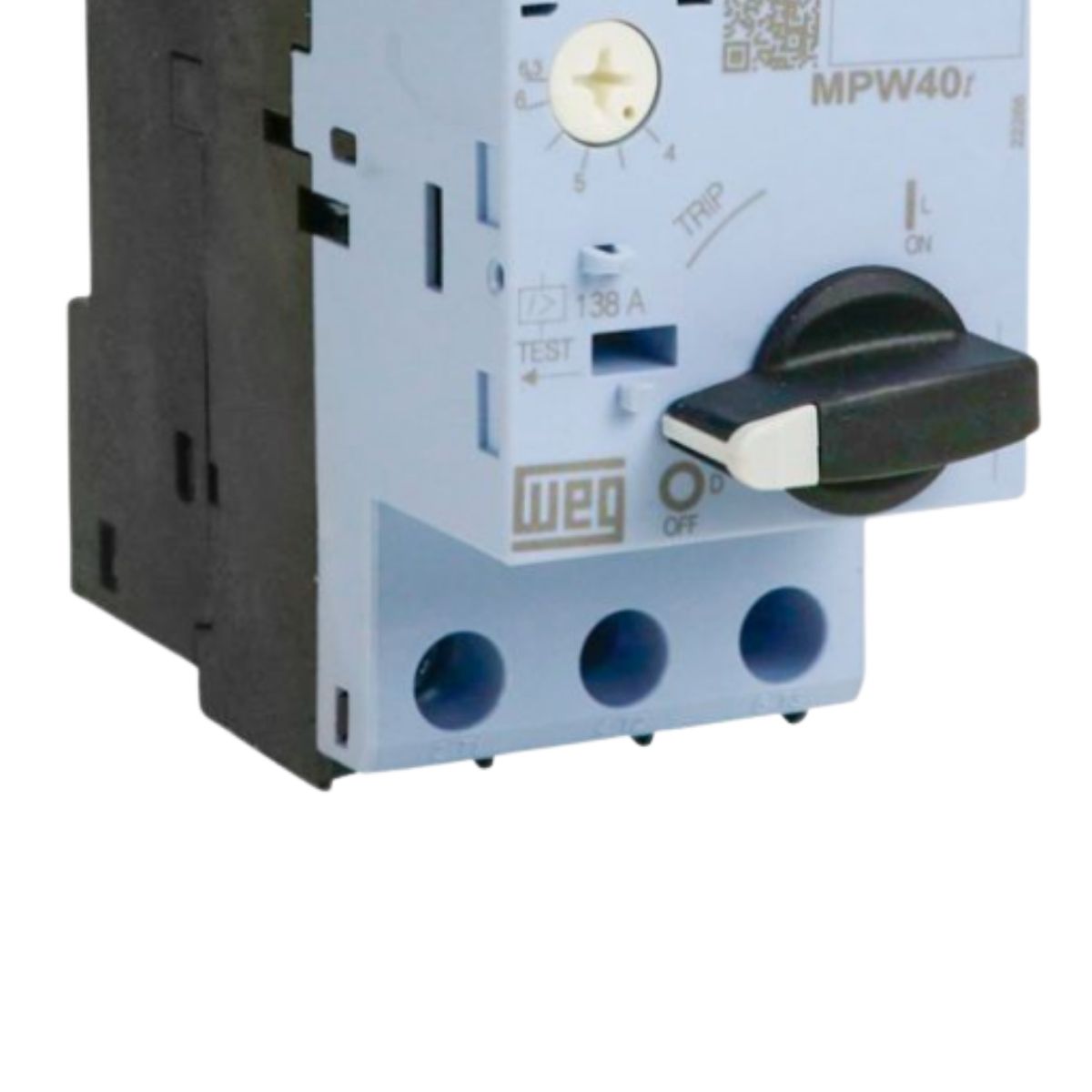 Disjuntor Motor Tripolar 6,3A 4-6,3A 3Cv 380/415V 100Ka 380/440V 50/60Hz - Weg