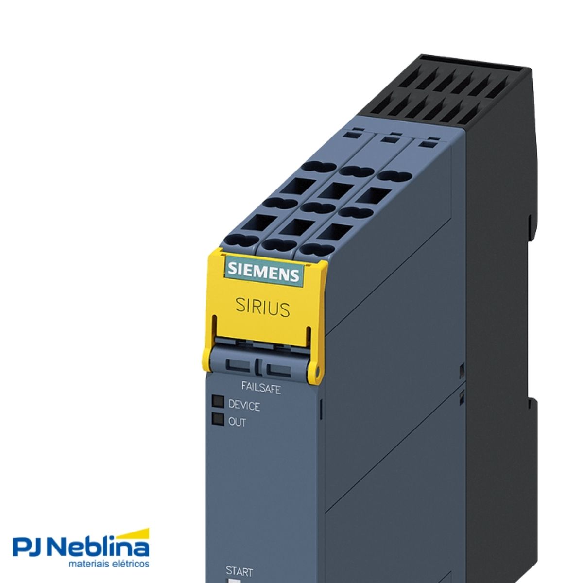 Rele Segurança Monitoramento Cat 4 24Vca/Cc 3 Saídas Na +1 Aux Nf - Siemens