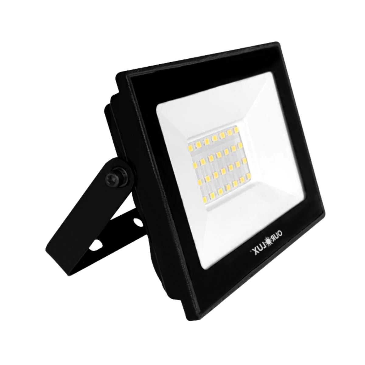 Projetor Superled Slim 30W Bivolt Preto - Ourolux