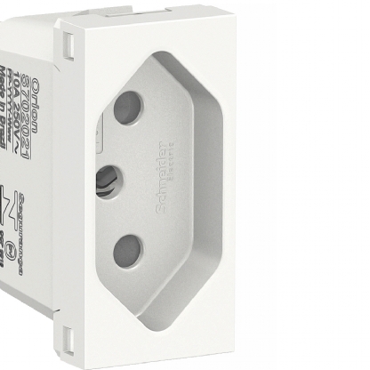 Módulo Tomada 10A Orion Branco - Schneider Electric
