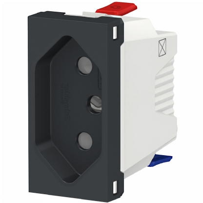 Módulo Tomada 1 Módulo 10A 250V Orion S70205194 - Schneider Electric