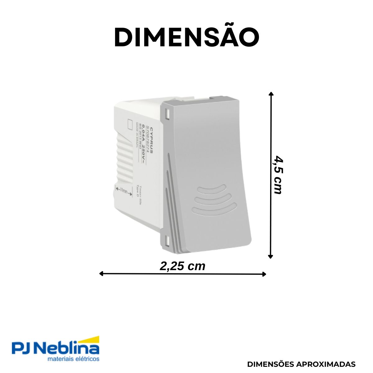 Modulo Campainha Cigarra 1 Modulo 220V Al Orion - Schneider