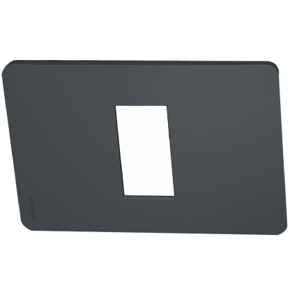 Placa Acabamento Horizontal 4X2 Orion Stellar Black - Schneider Electric