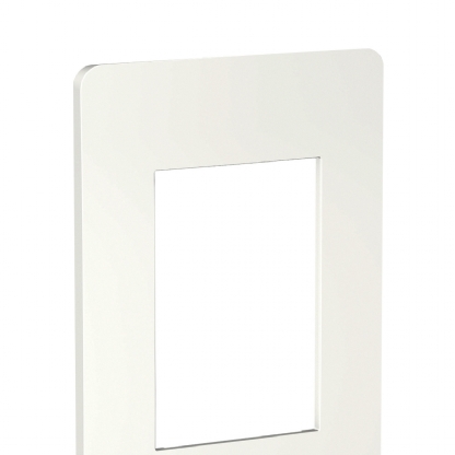 Placa Acabamento 3 Postos Horizontal 4X2 Orion Branco - Schneider Electric