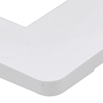 Placa Acabamento 2 Postos Horizontal 4X2 Orion Branco - Schneider Electric