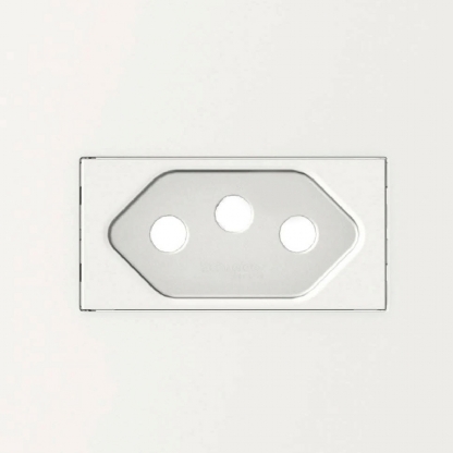 Conjunto 1 Tomada Horizontal 10A 4X2 Orion Branco - Schneider Electric