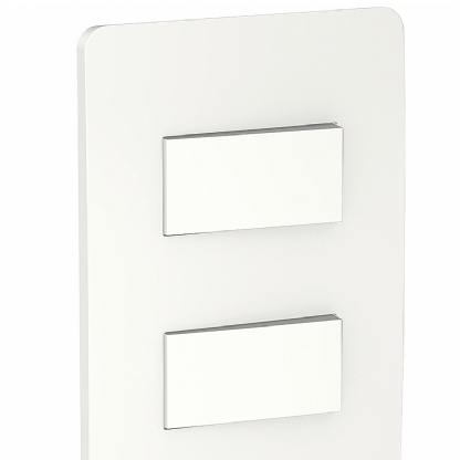 Conjunto 2 Interruptores Simples Distanciados 10A 4X2 Orion Branco - Schneider Electric