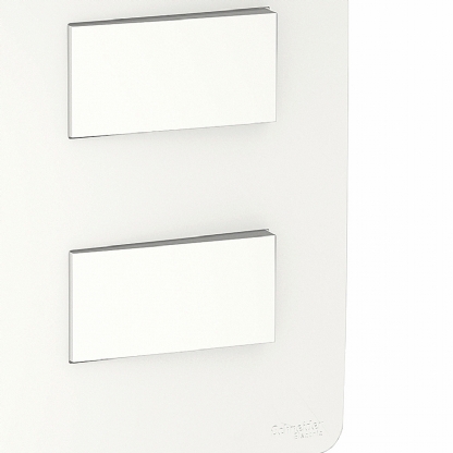 Conjunto 2 Interruptores Simples Distanciados 10A 4X2 Orion Branco - Schneider Electric