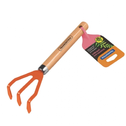 Ancinho Para Jardinagem Com Cabo Madeira 310X160X130mm - Tramontina