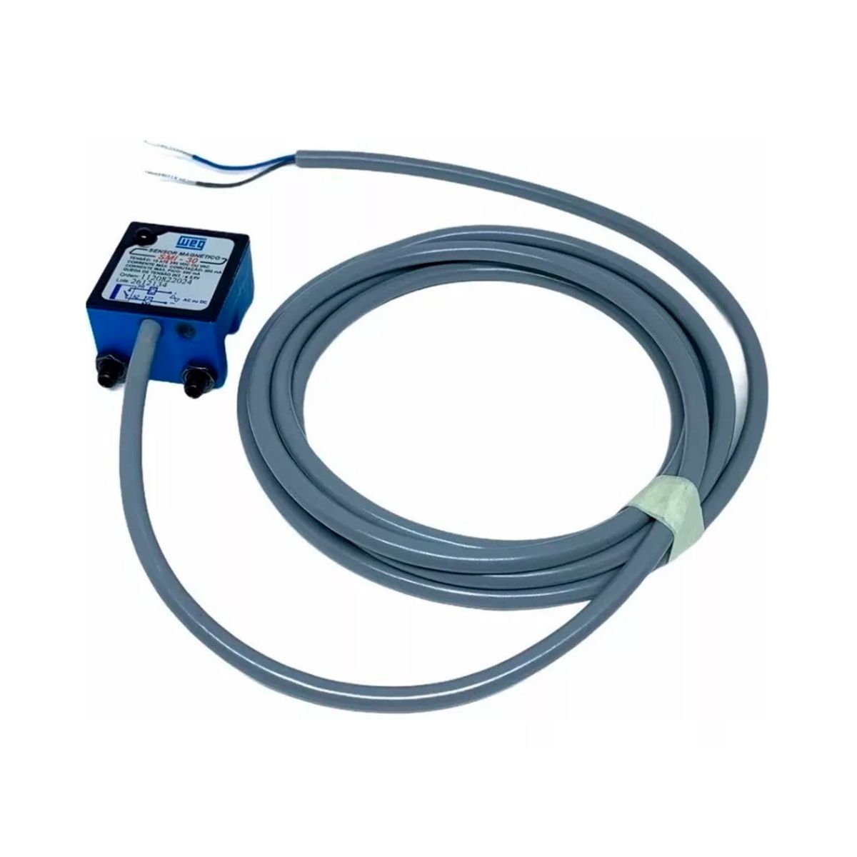 Sensor Magnético Cilindros Pneumáticos 10-250Vca/Cc 1Na Cabo 2 Metros Ip67 - Weg