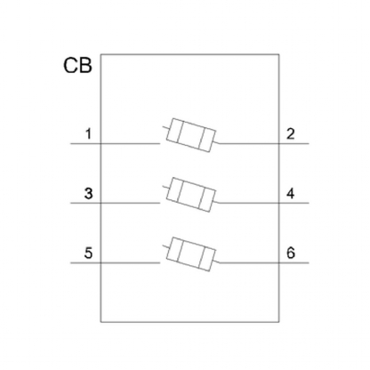 Chave Seccionadora Saca Fusível Sob Carga 3 Pólos 160A Fusível Nh000 Trilho Din Alavanca - Siemens