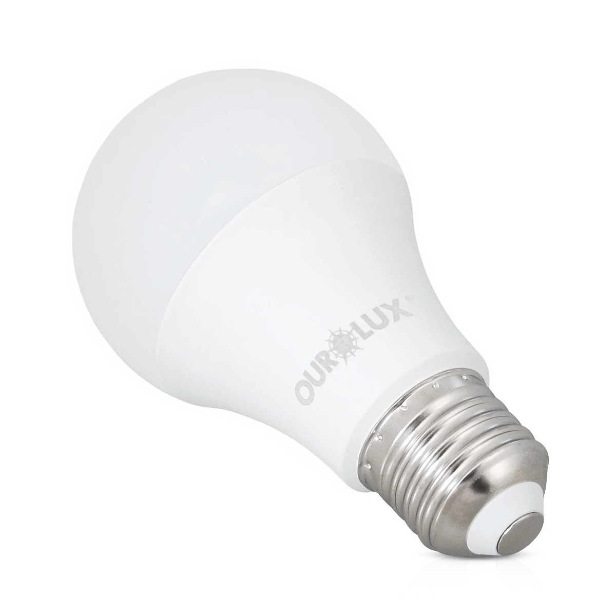 Lâmpada Led Bulbo A65 12W Bivolt E27 6500K Luz Branca - Ourolux