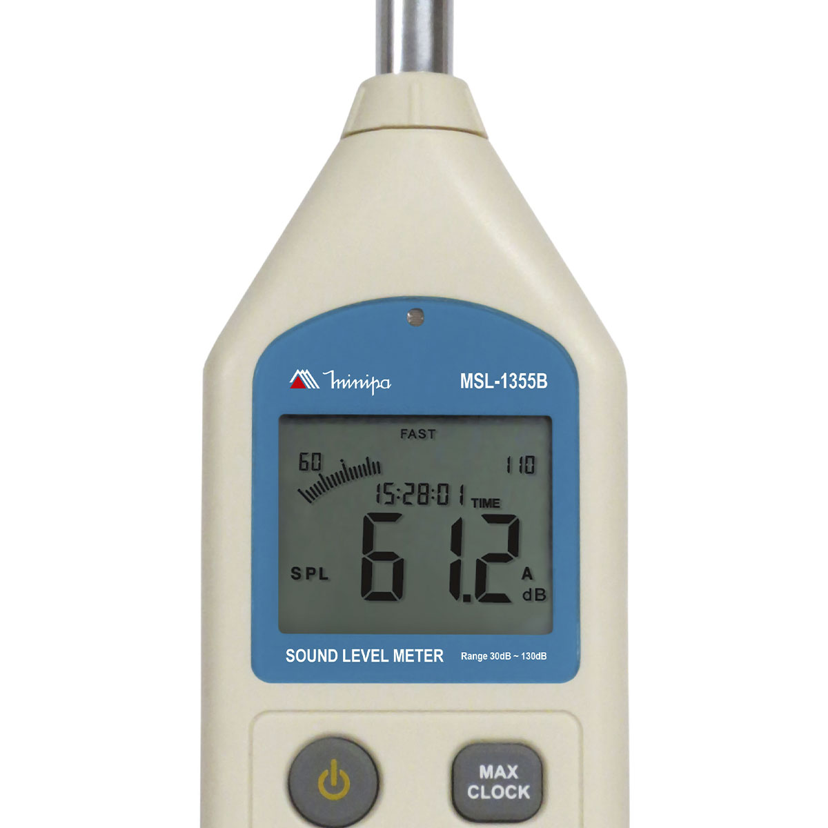 Decibelímetro Digital Msl-1355B Interface Data Logger Usb - Minipa