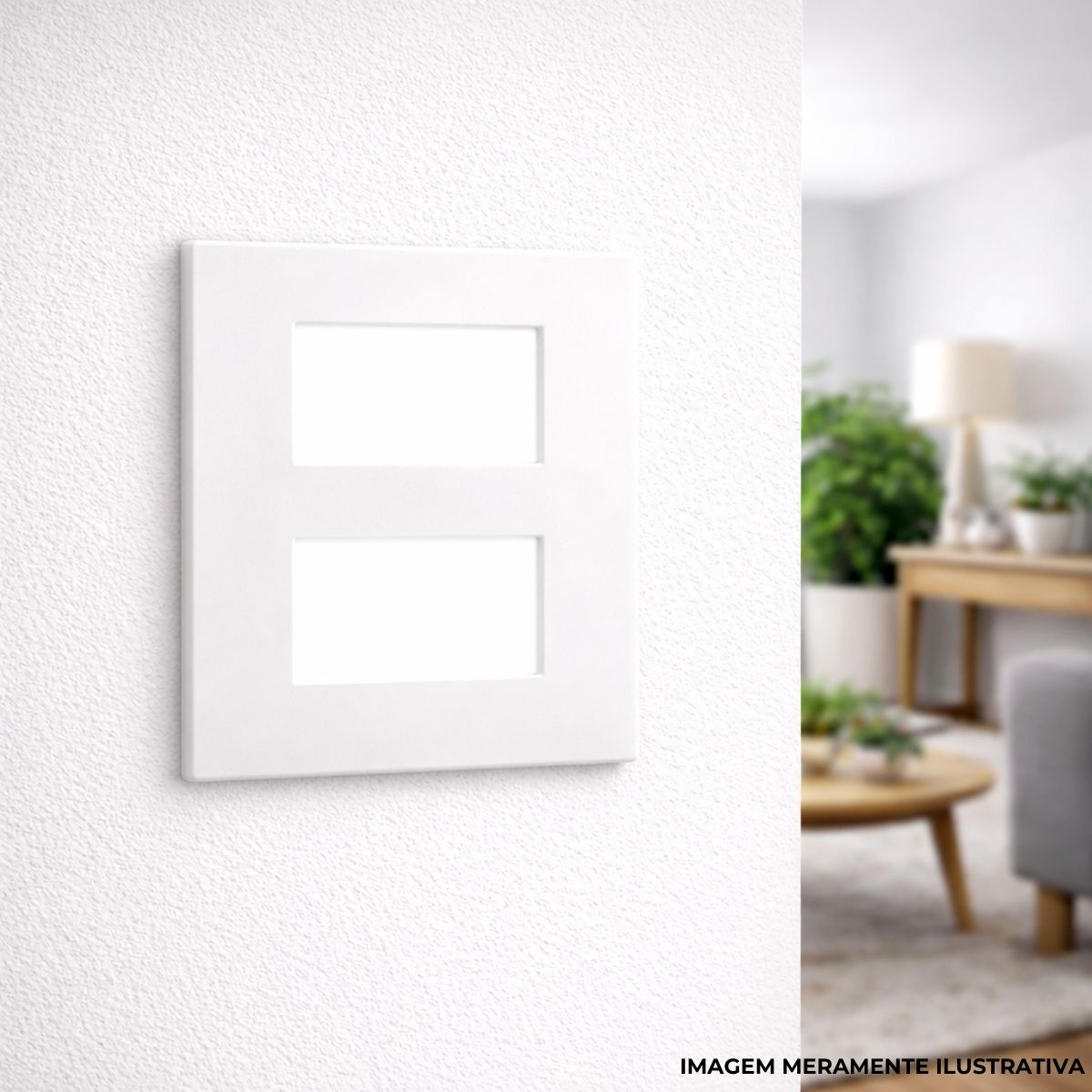 Placa Acabamento 4x2 2 Postos Sep Bc Arteor