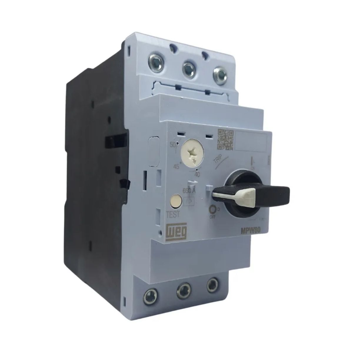 Disjuntor Motor Tripolar 50A 40-50A 22Kw 380/415V 65Ka 380/440V 50/60Hz - Weg