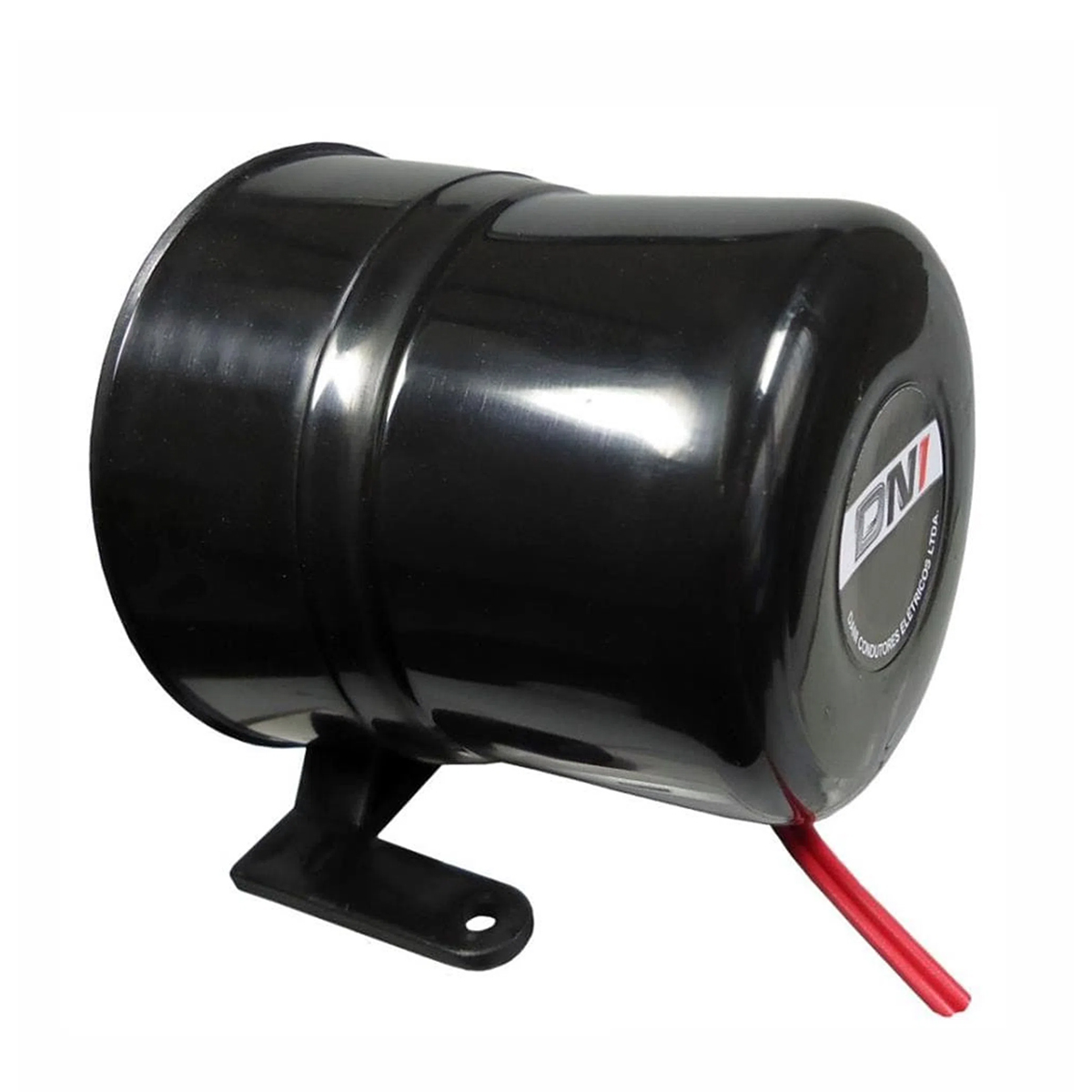 Sirene Elétrica Base Fixa Bitonal 24V 115Db 0,3A Preto 4024 - Dni