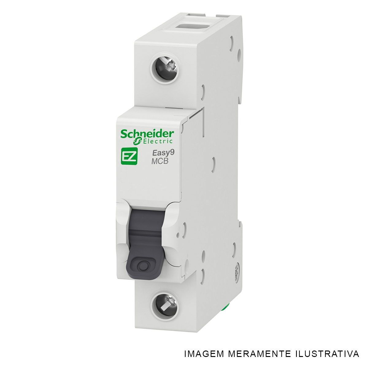 Disjuntor Mini Din 1P 6A 230V Curva C 3Ka Easy9 EZ9F56106-BR - Schneider Eletric