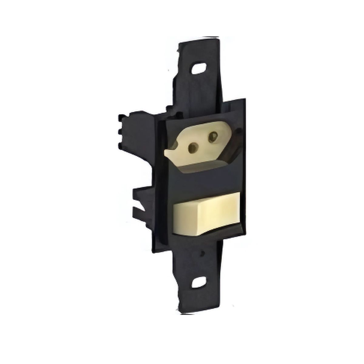 Conjunto 1 Interruptor Simples + 1 Tomada 2P+T 10A 250V Sem Placa Padrão Weg