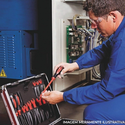 Chave Fenda Simples Isolada 1000V 3/16X6 Polegadas 5X150mm - Tramontina