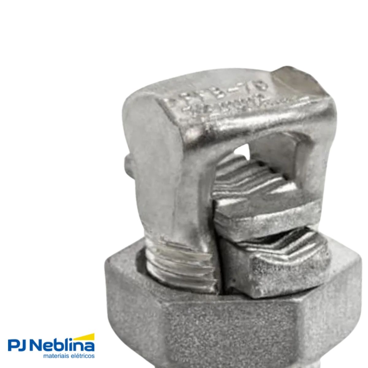 Conector Parafuso Fendido Split-Bolt Bimetálico 50Mm Cobre Estanhado - Intelli