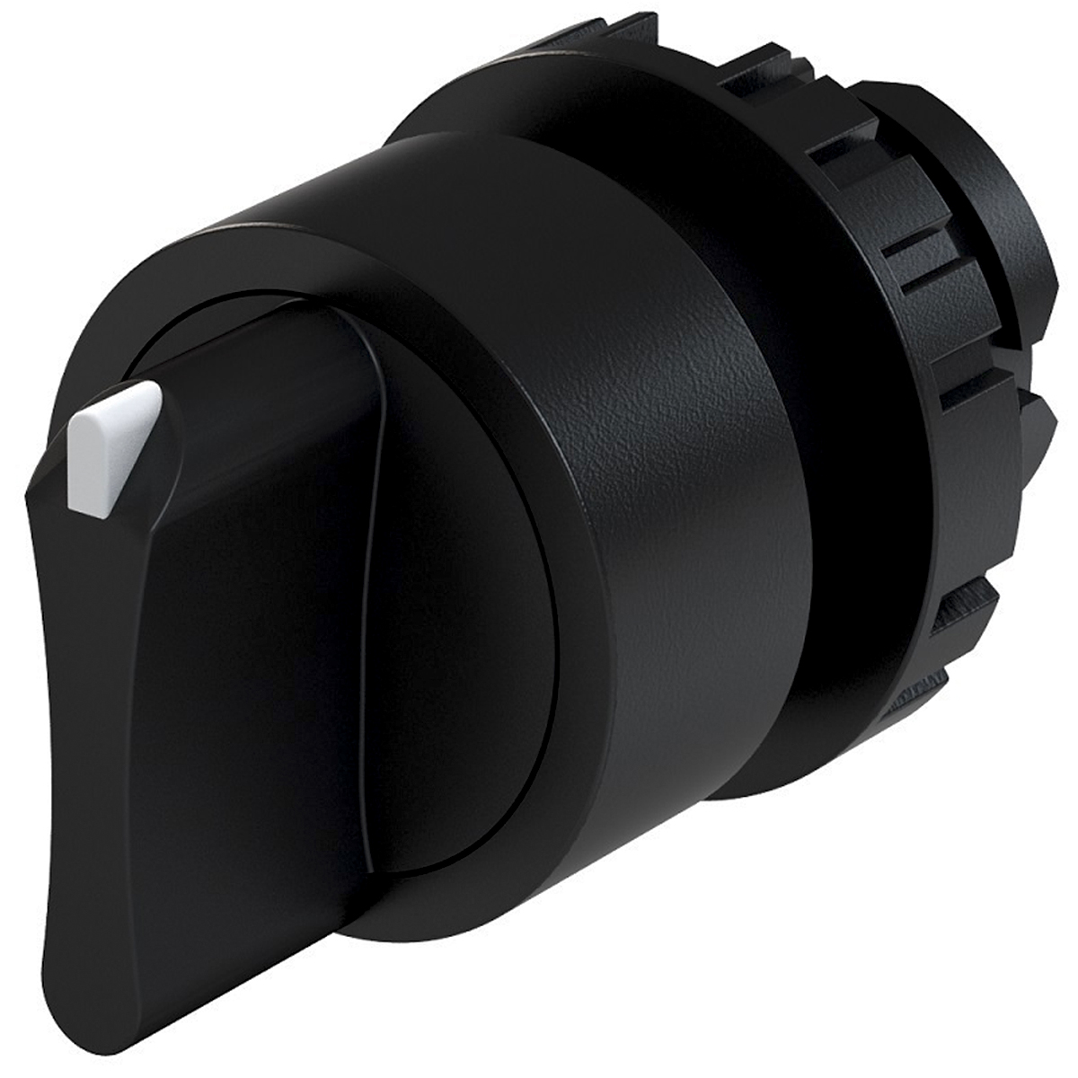 Comutador Frontal Knob Comando 2 Posições 22mm Preto Csw-Ck2F90Wwh Weg