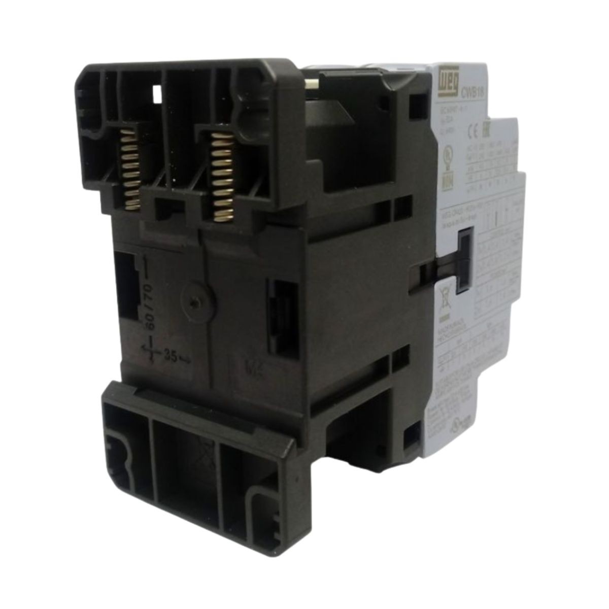 Contator Potencia Tripolar 18A 24V 1Na+1Nf 50/60Hz - Weg