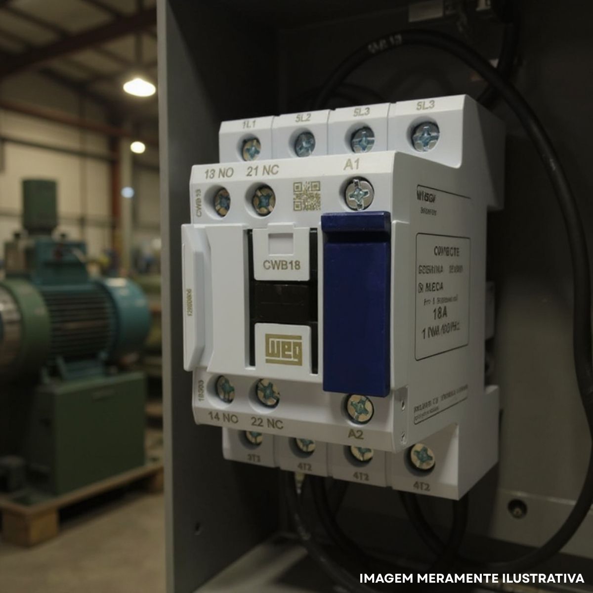 Contator Potencia Tripolar 18A 24V 1Na+1Nf 50/60Hz - Weg