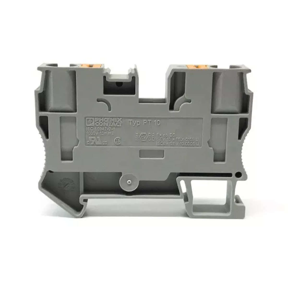 Conector Borne Passagem 2 Conexões 10Mm 1000V Cinza Poliamida 57A Pt 10 - Phoenix