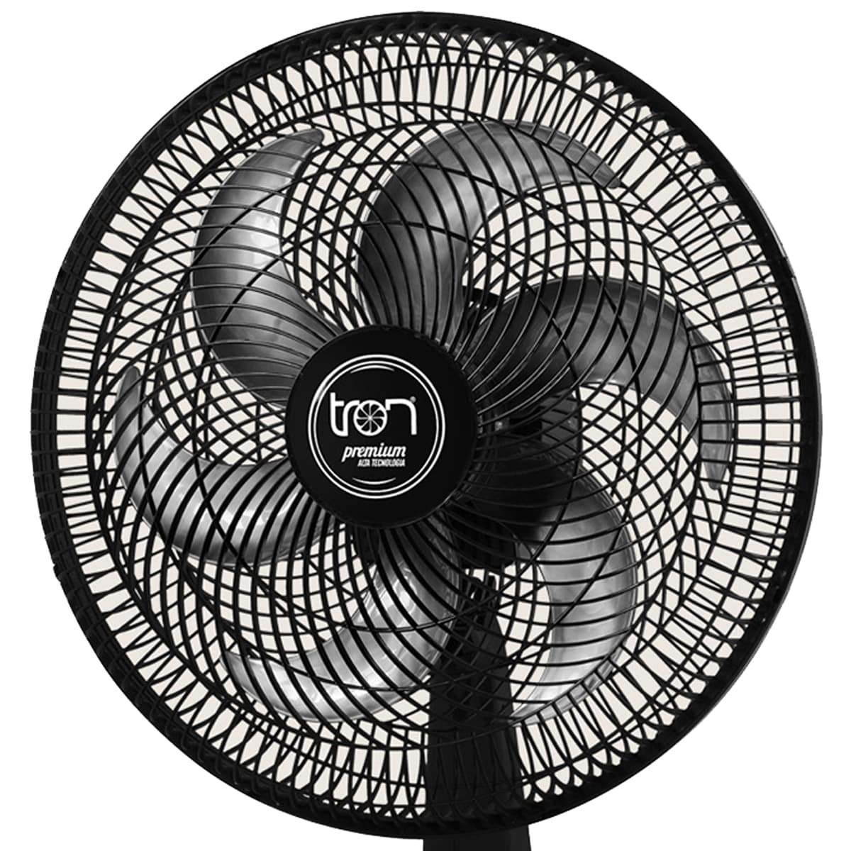 Ventilador De Mesa Oscilante 220V 130W 50Cm Preto Com Grade Preta Premium 5101-1245 - Tron Ventiladores