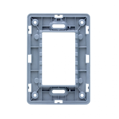 Suporte Horizontal 4X2 Unno Prata - ABB