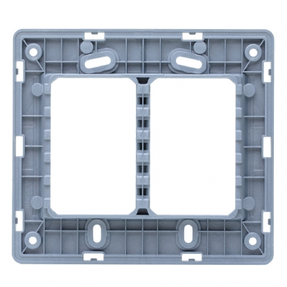 Suporte Horizontal 4X4 Unno Prata - ABB