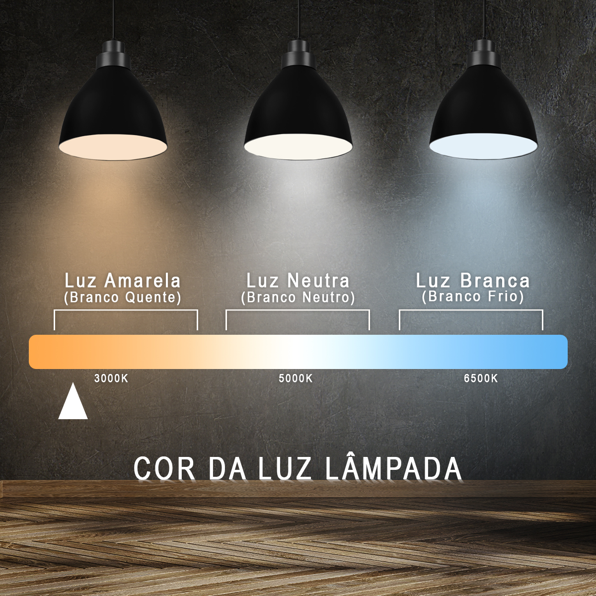 Luminária Balizador Led Embutir Retangular Branco Fosco 2W Bivolt Luz Amarela 2700K 70Lm - Bellaluce