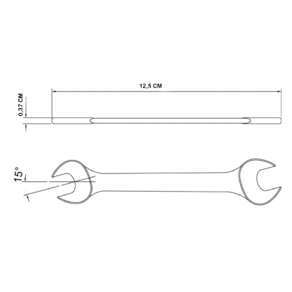 Chave Fixa 6X7mm - Tramontina