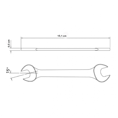 Chave Fixa 10X11mm - Tramontina