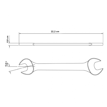 Chave Fixa 20X22mm - Tramontina